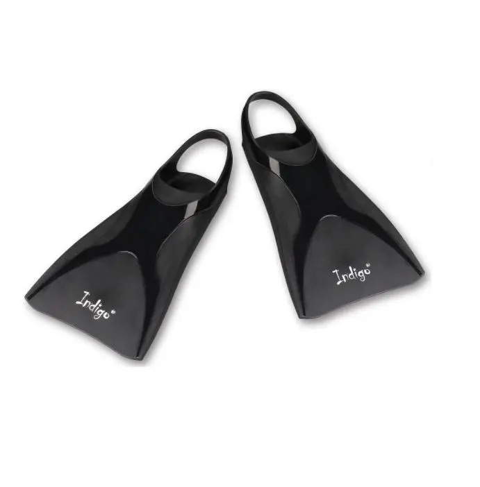 Ласты INDIGO для бассейна с открытой пяткой черные от магазина Супер Спорт
