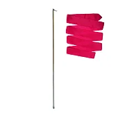 Лента гимнастическая Ronin на палочке фуксия 6м Е087 от магазина Супер Спорт